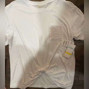 Zella New with Tags white shirt